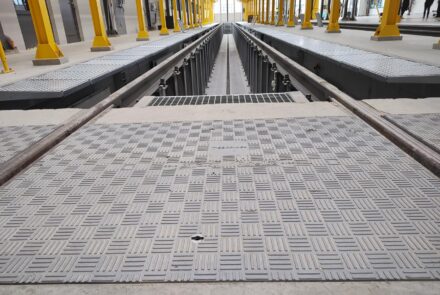 Pokrywy najazdowe zajezdnia tramwajowa