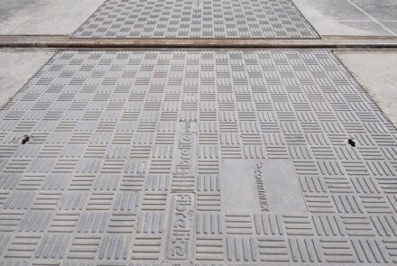 Pokrywy najazdowe w zajezdni tramwajowej Kraków